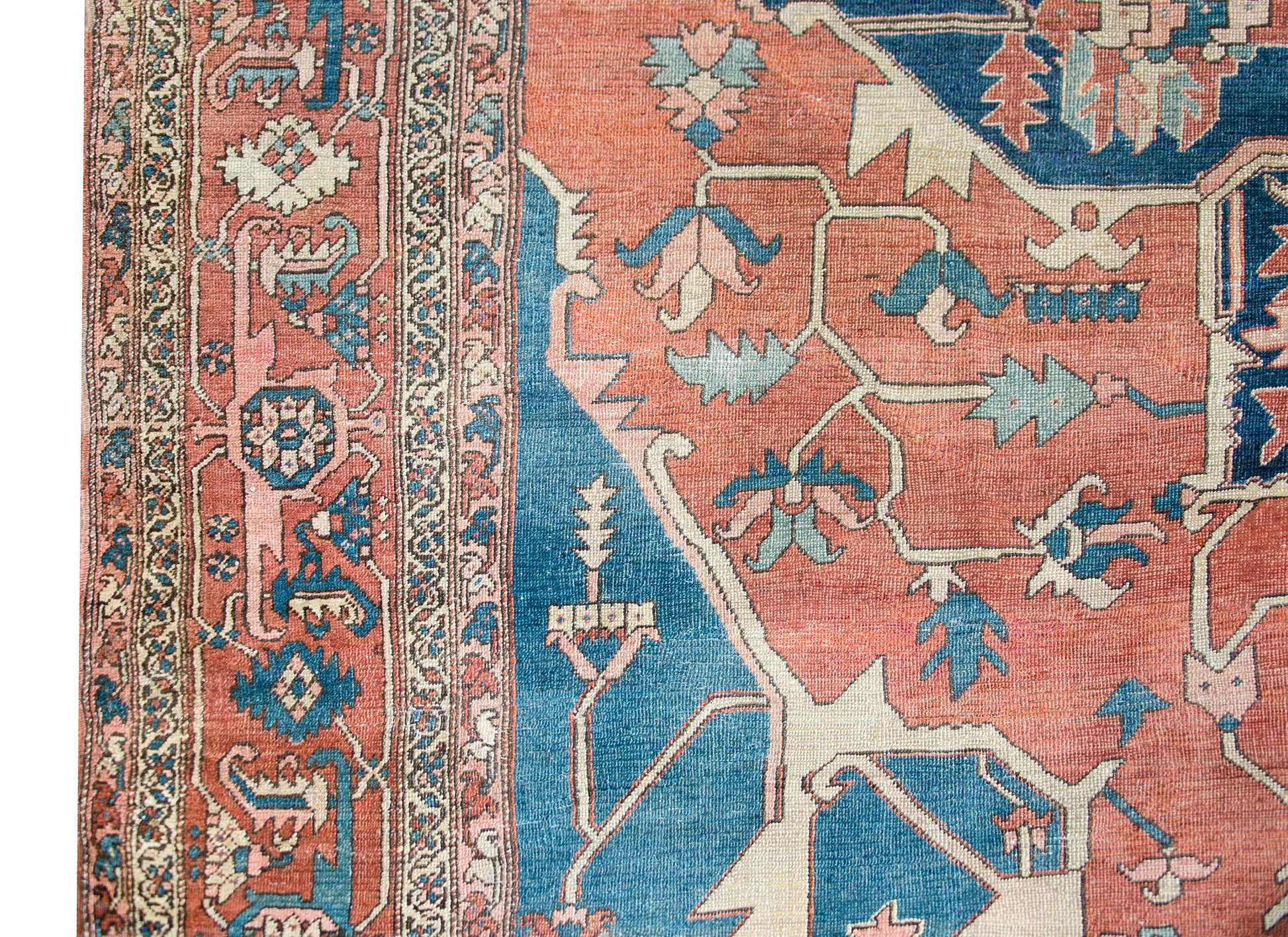 Incredible Late 19th Century Persian Serapi For Sale