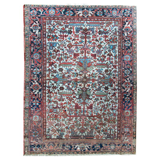 Early 20th Century Persian Heriz Rug For Sale