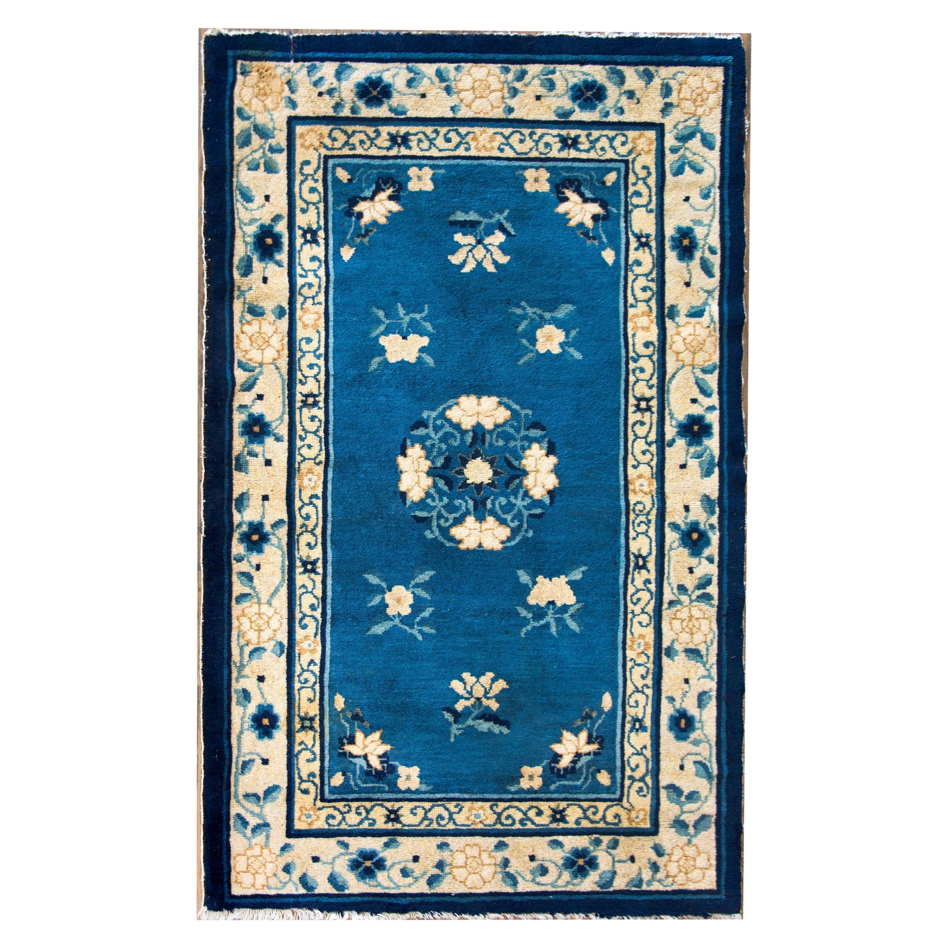 Early 20th Century Chinese Peking Rug For Sale