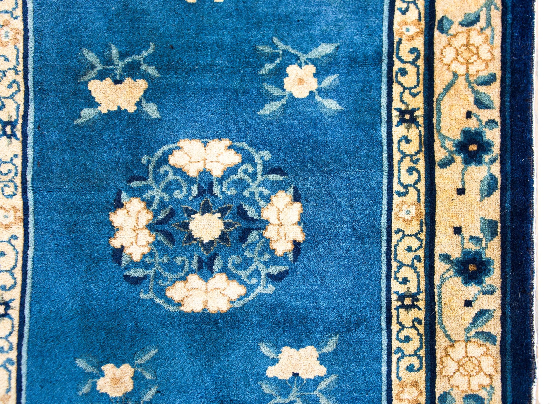 Early 20th Century Chinese Peking Rug For Sale