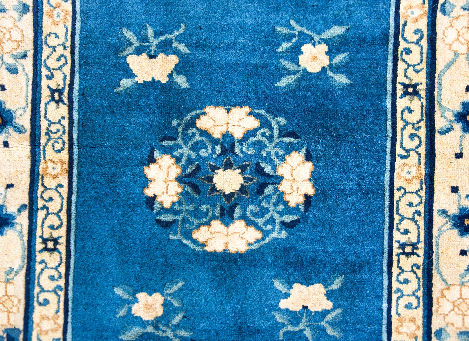 Early 20th Century Chinese Peking Rug For Sale