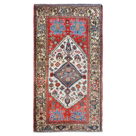 Early 20th Century Bakhtiari Rug For Sale