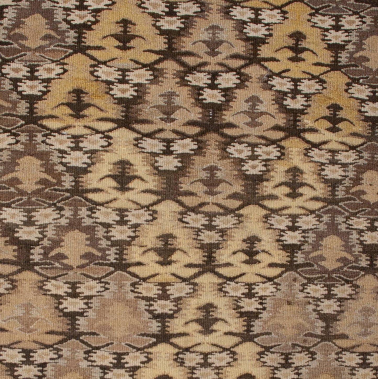 Early 20th Century Qazvi Kilim Runner For Sale