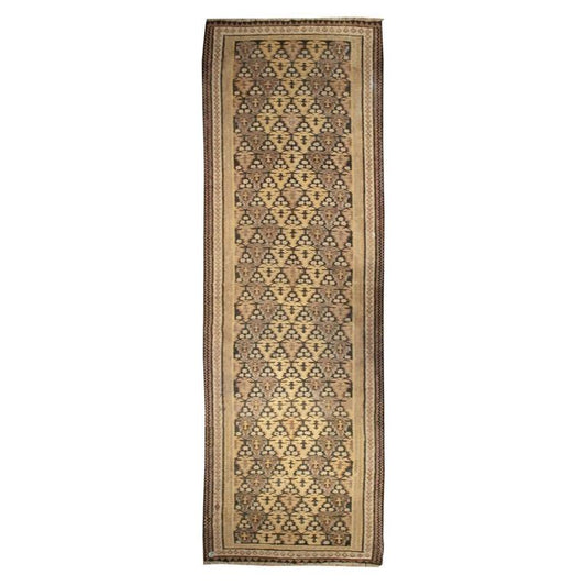 Early 20th Century Qazvin Kilim Runner For Sale