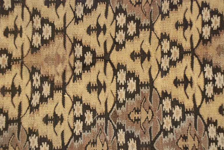 Early 20th Century Qazvin Kilim Runner For Sale