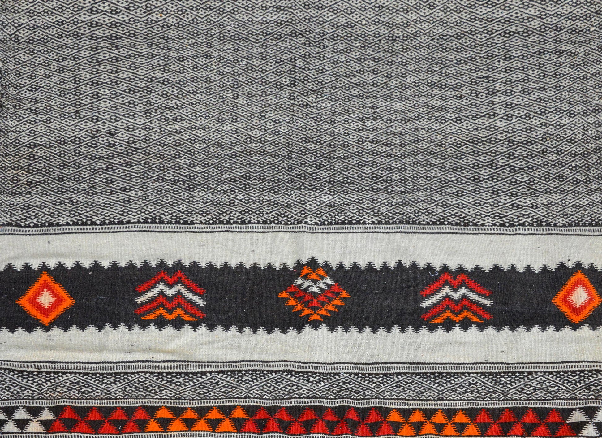 Mid Century Moroccan Kilim Runner For Sale