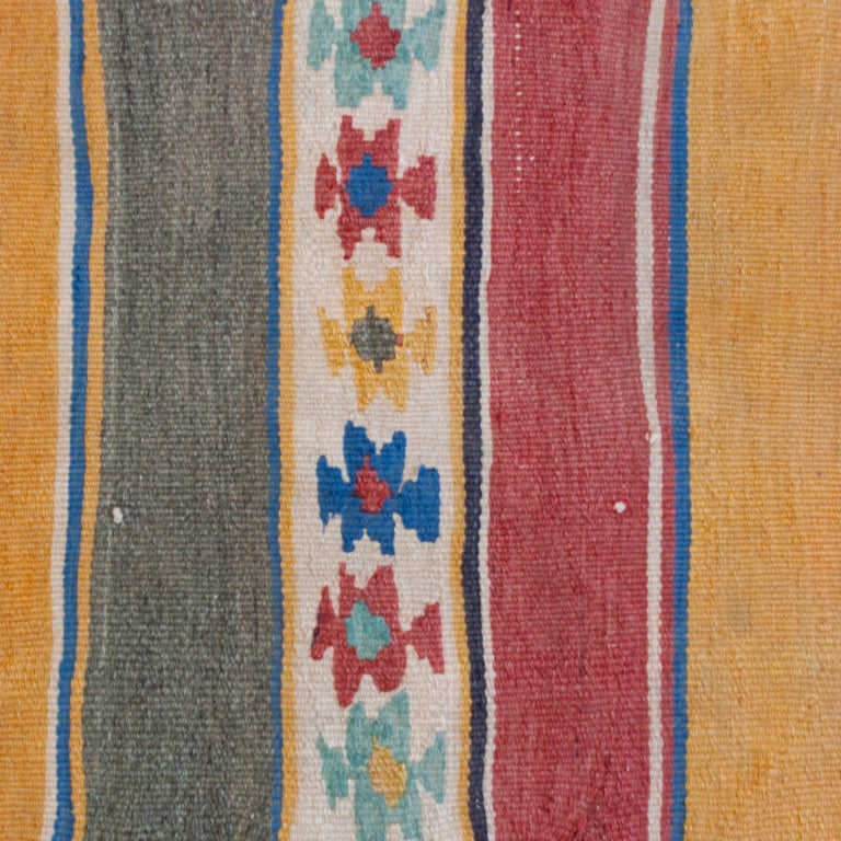 Early 20th Century Zarand Kilim Carpet For Sale