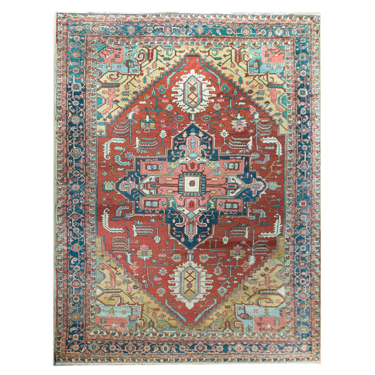 Late 19th Century Persian Serapi Rug For Sale