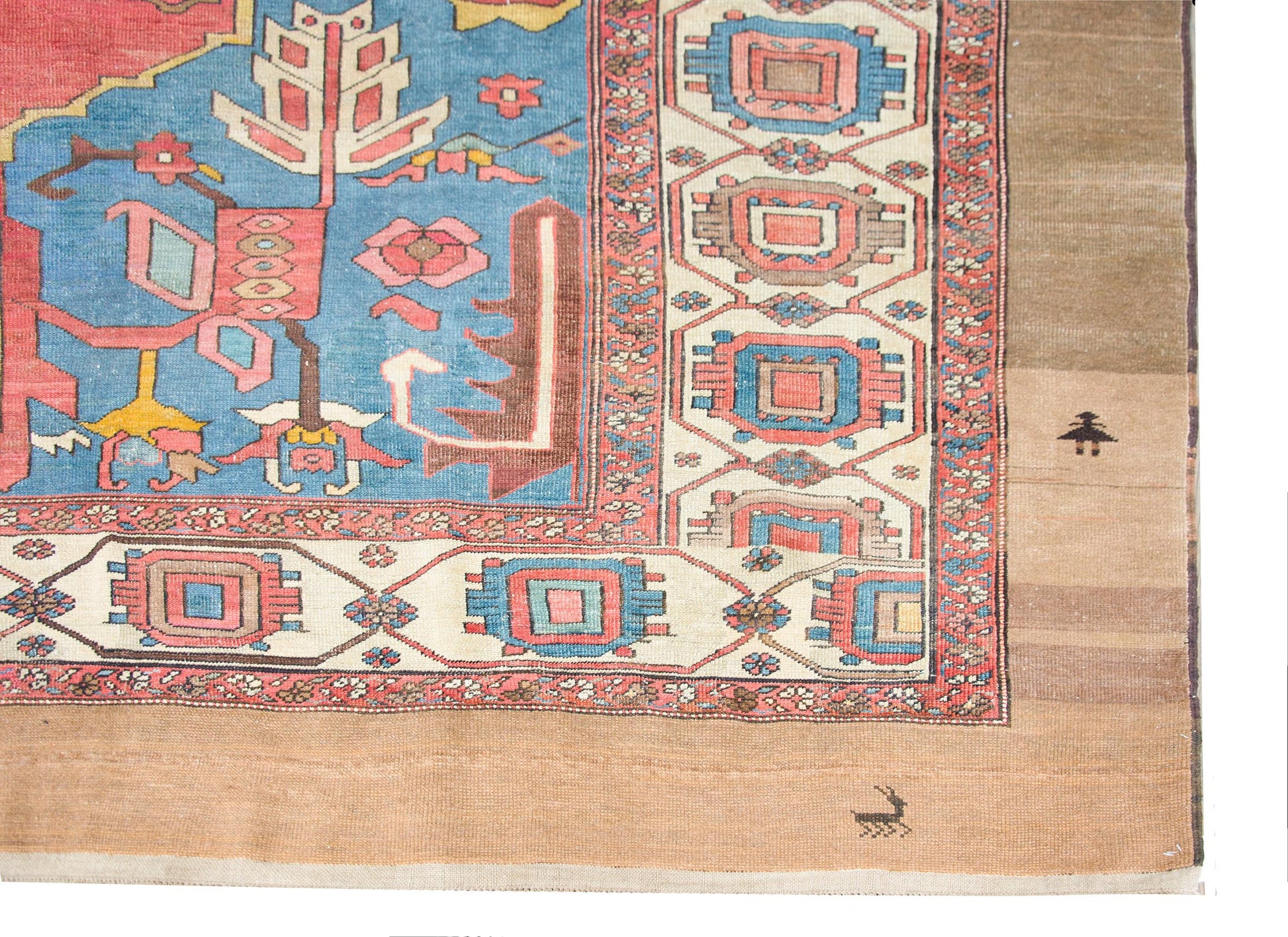 19th Century Serapi Rug For Sale