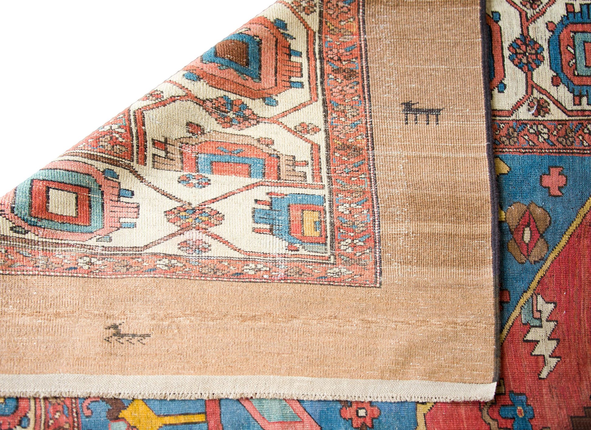 19th Century Serapi Rug For Sale