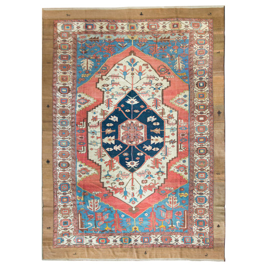 19th Century Serapi Rug For Sale