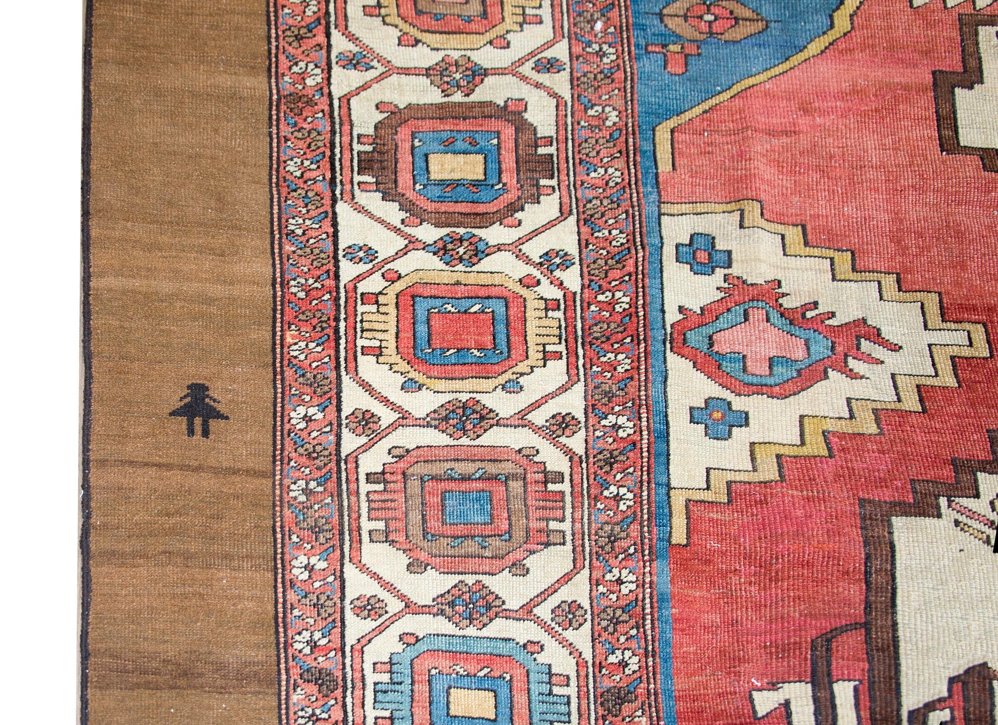 19th Century Serapi Rug For Sale