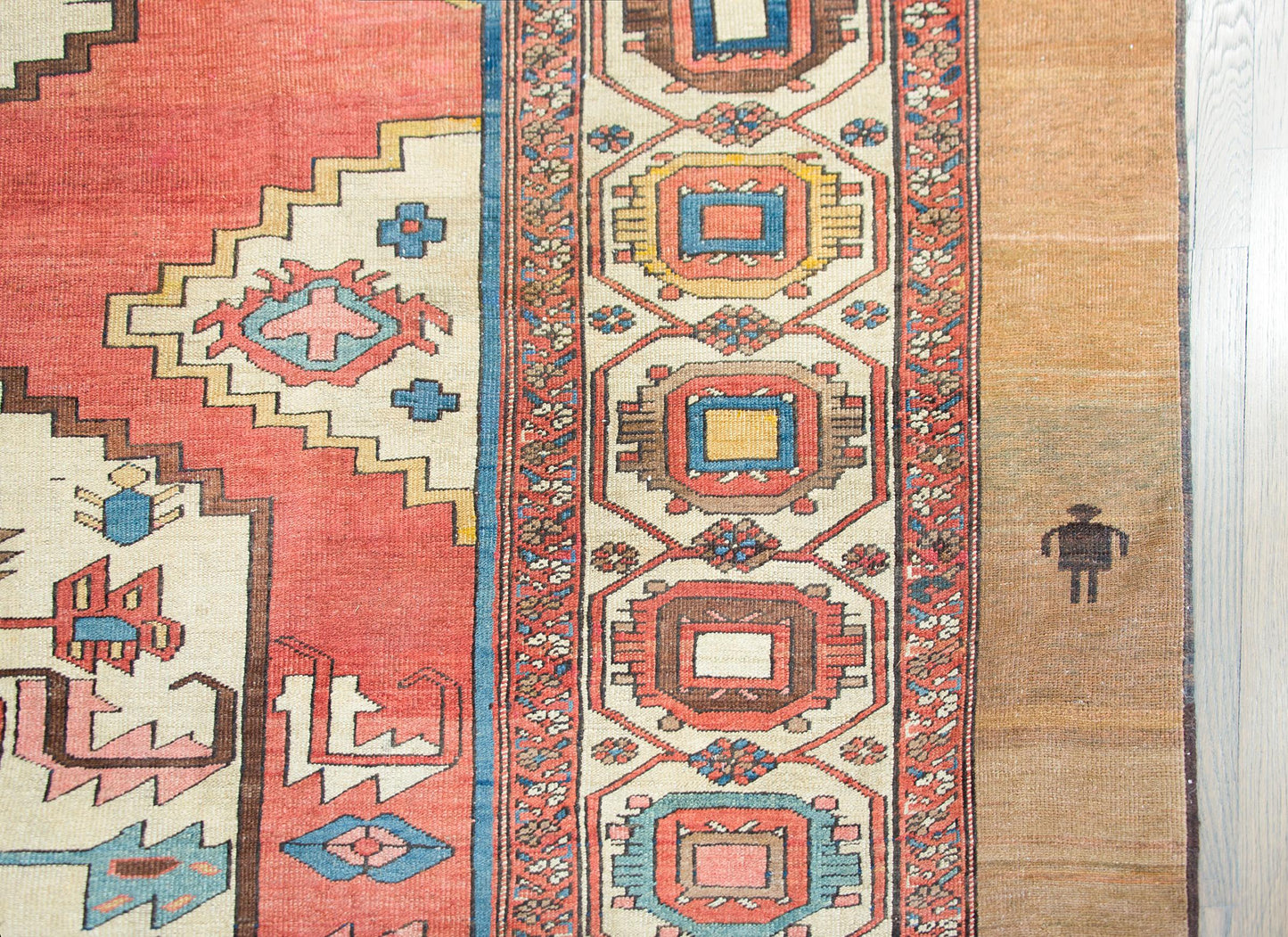 19th Century Serapi Rug For Sale