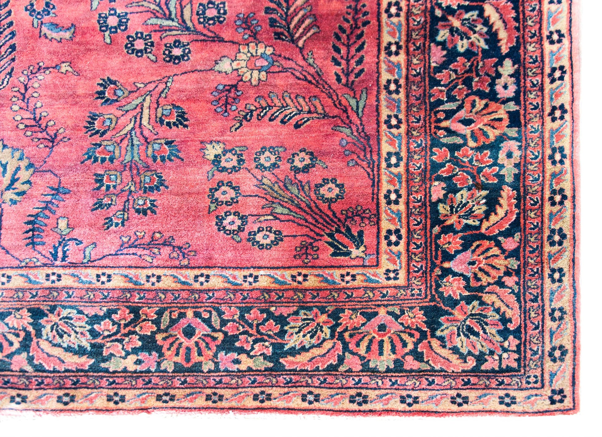 Early 20th Century Persian Sarouk Mohajeran Rug For Sale