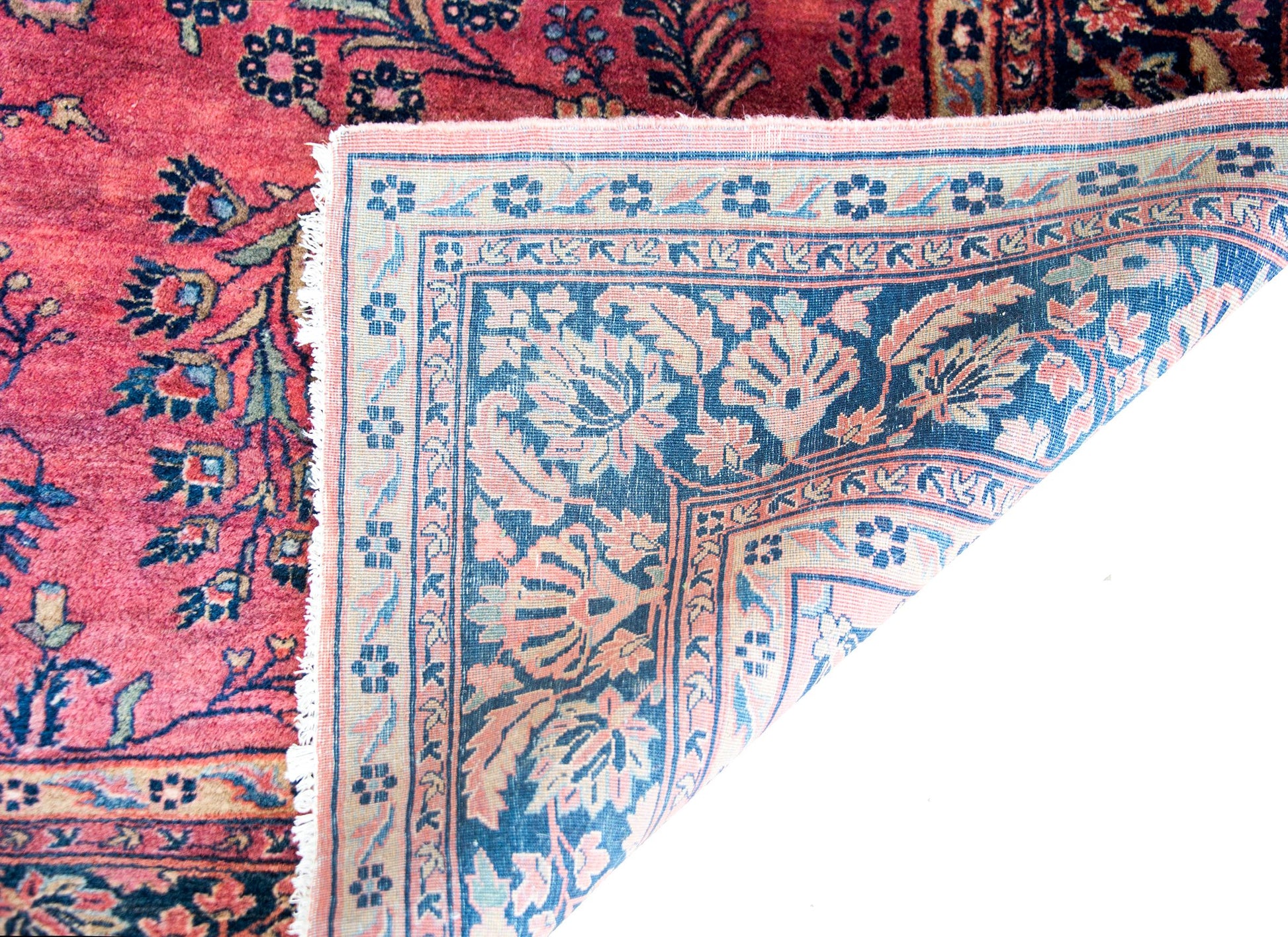 Early 20th Century Persian Sarouk Mohajeran Rug For Sale
