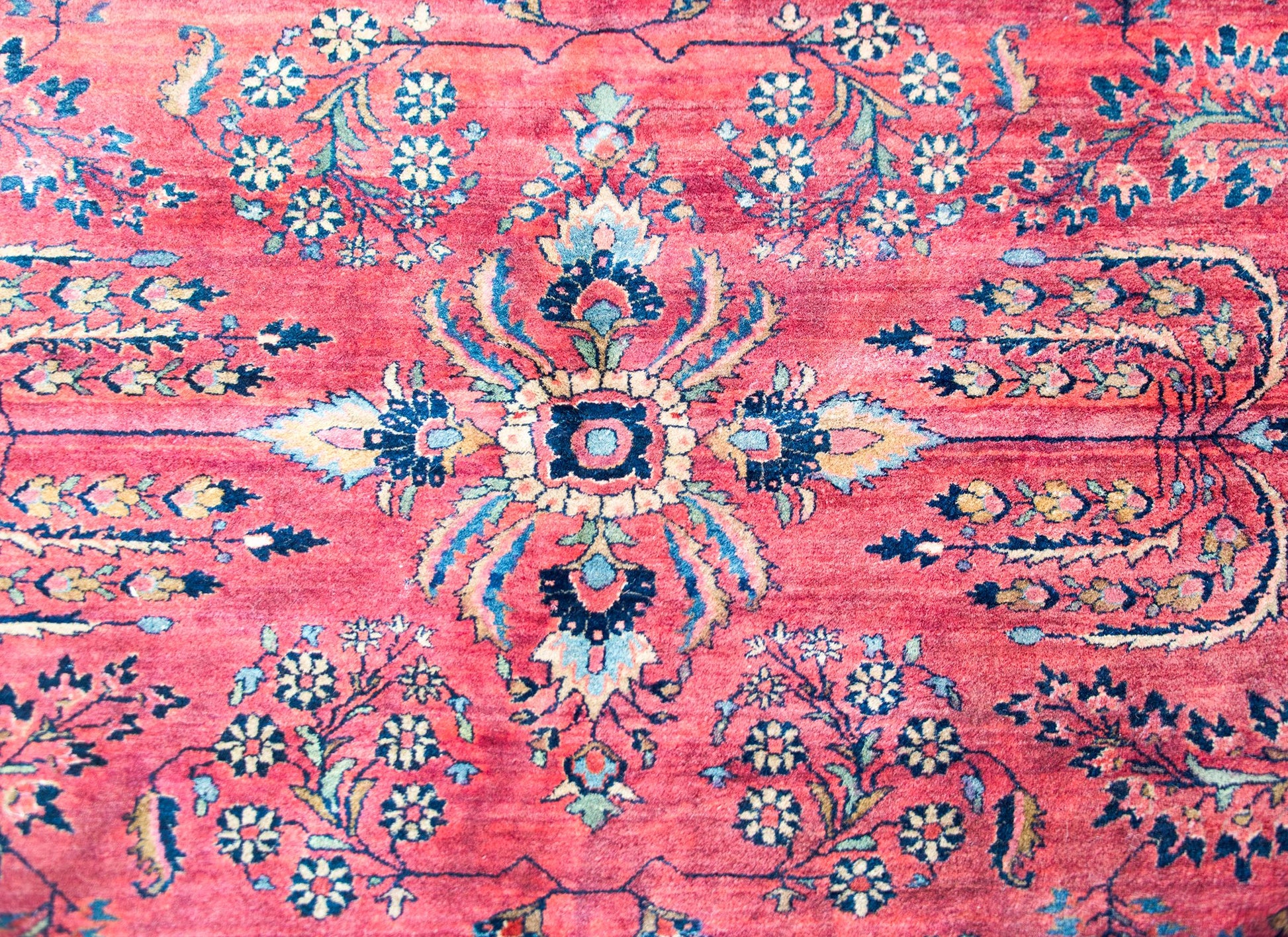 Early 20th Century Persian Sarouk Mohajeran Rug For Sale