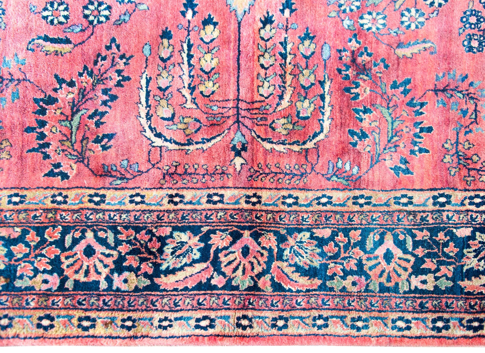 Early 20th Century Persian Sarouk Mohajeran Rug For Sale