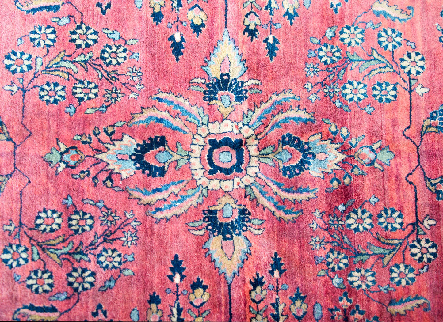 Early 20th Century Persian Sarouk Mohajeran Rug For Sale