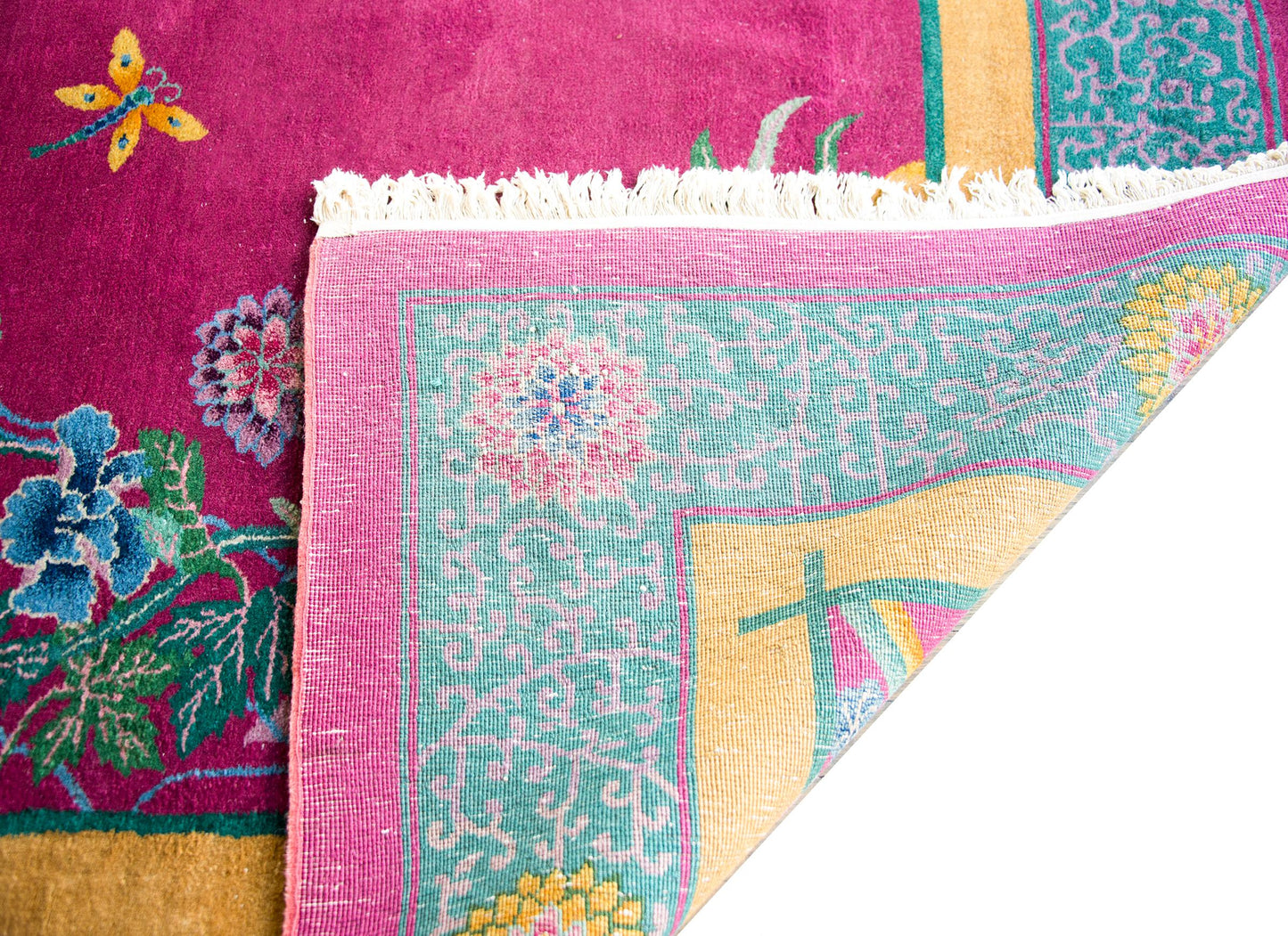 Early 20th Century Chinese Art Deco Rug For Sale