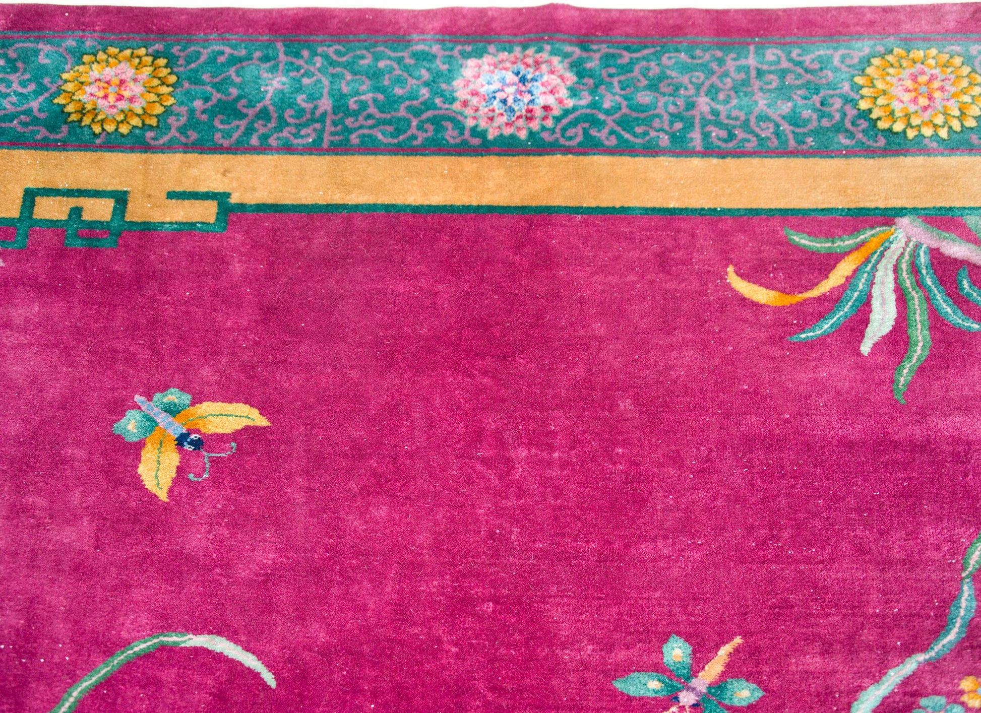 Early 20th Century Chinese Art Deco Rug For Sale