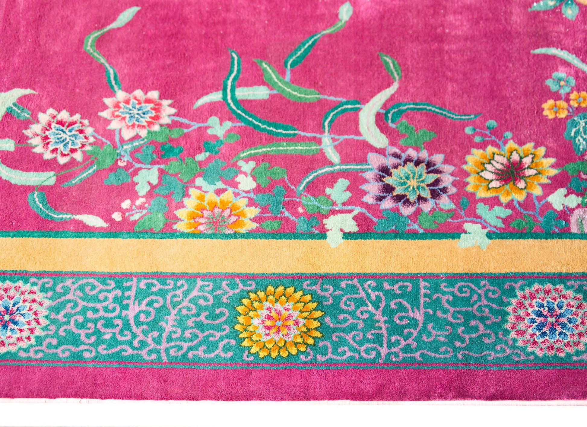 Early 20th Century Chinese Art Deco Rug For Sale
