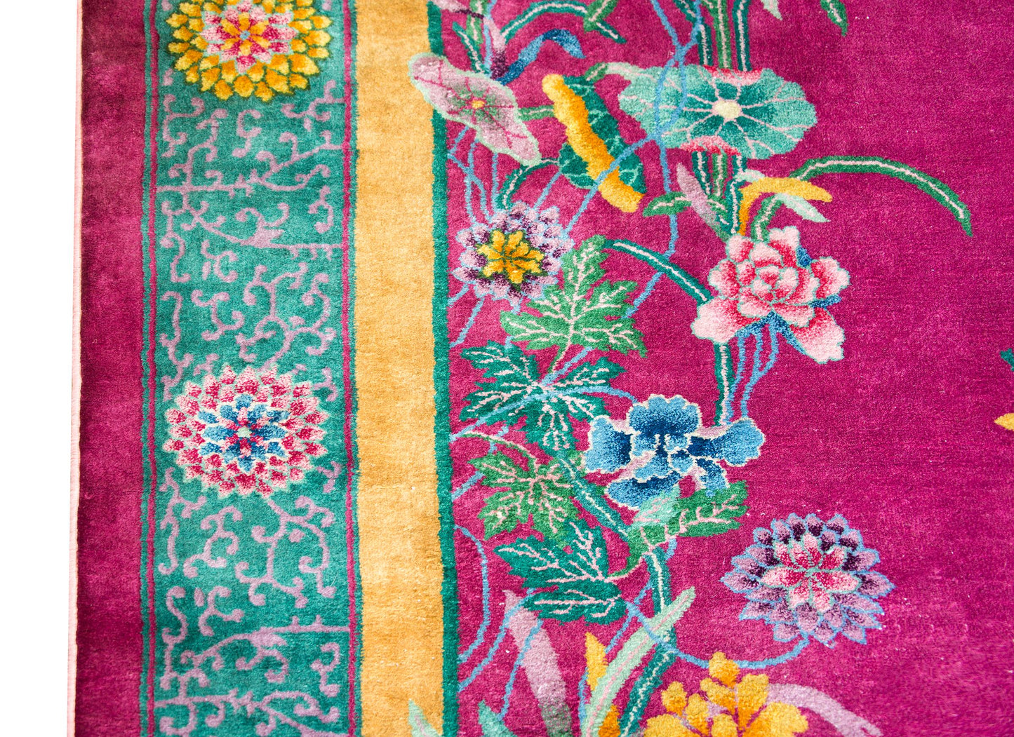 Early 20th Century Chinese Art Deco Rug For Sale