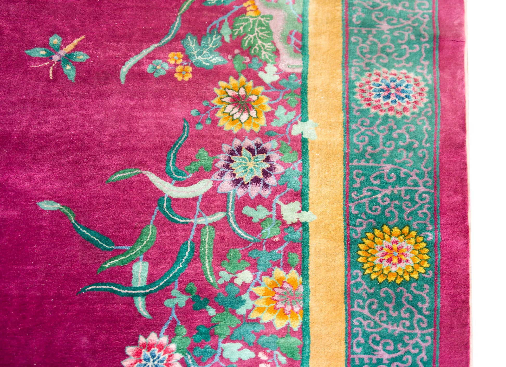 Early 20th Century Chinese Art Deco Rug For Sale