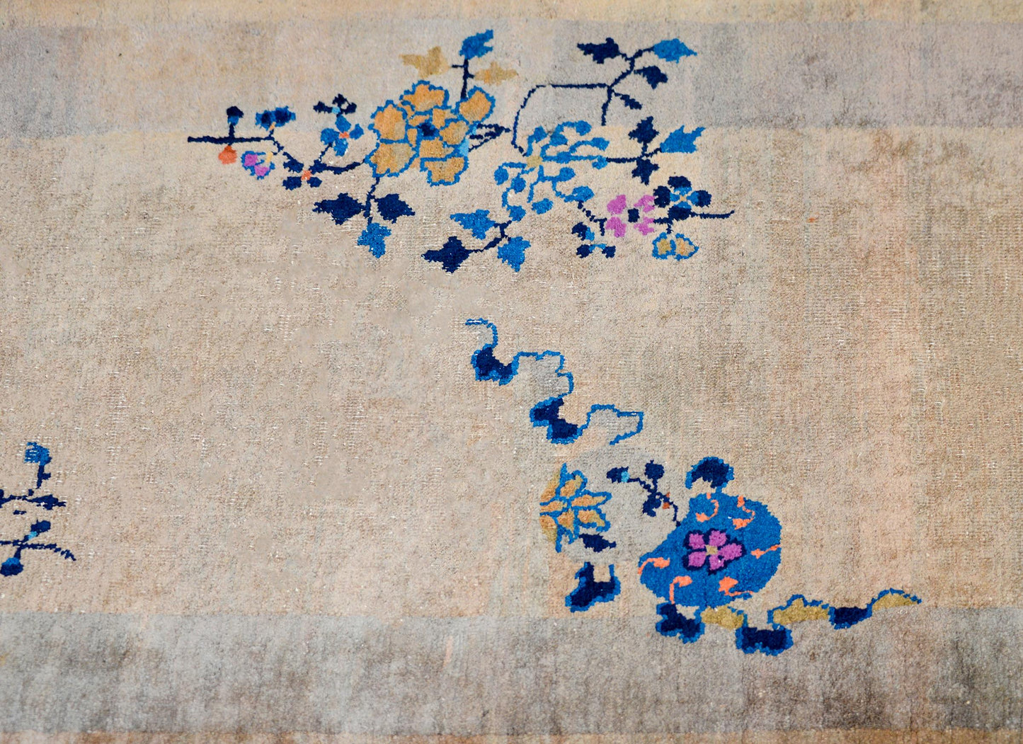 Amazing Early 20th Century Antique Chinese Art Deco Runner For Sale