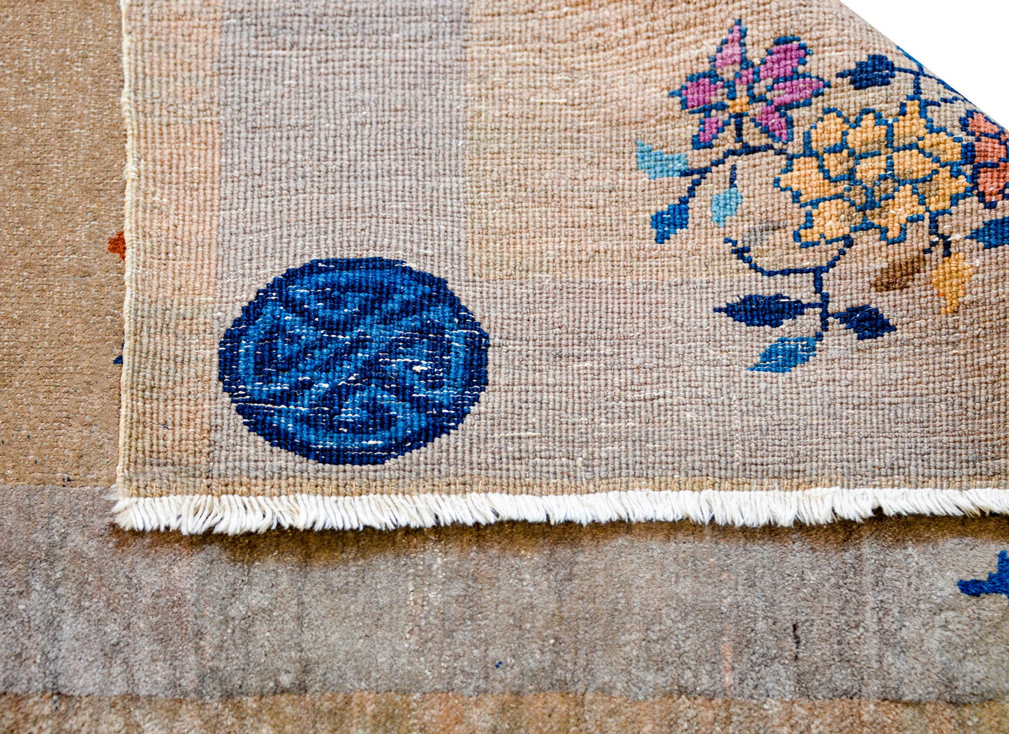 Amazing Early 20th Century Antique Chinese Art Deco Runner For Sale
