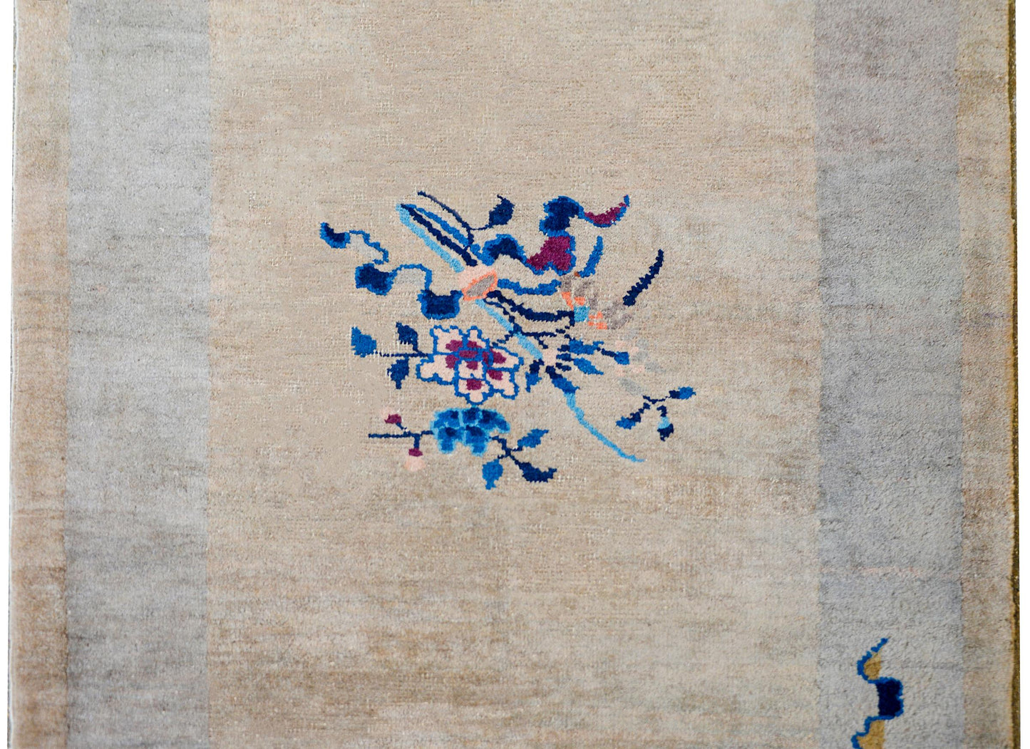 Amazing Early 20th Century Antique Chinese Art Deco Runner For Sale