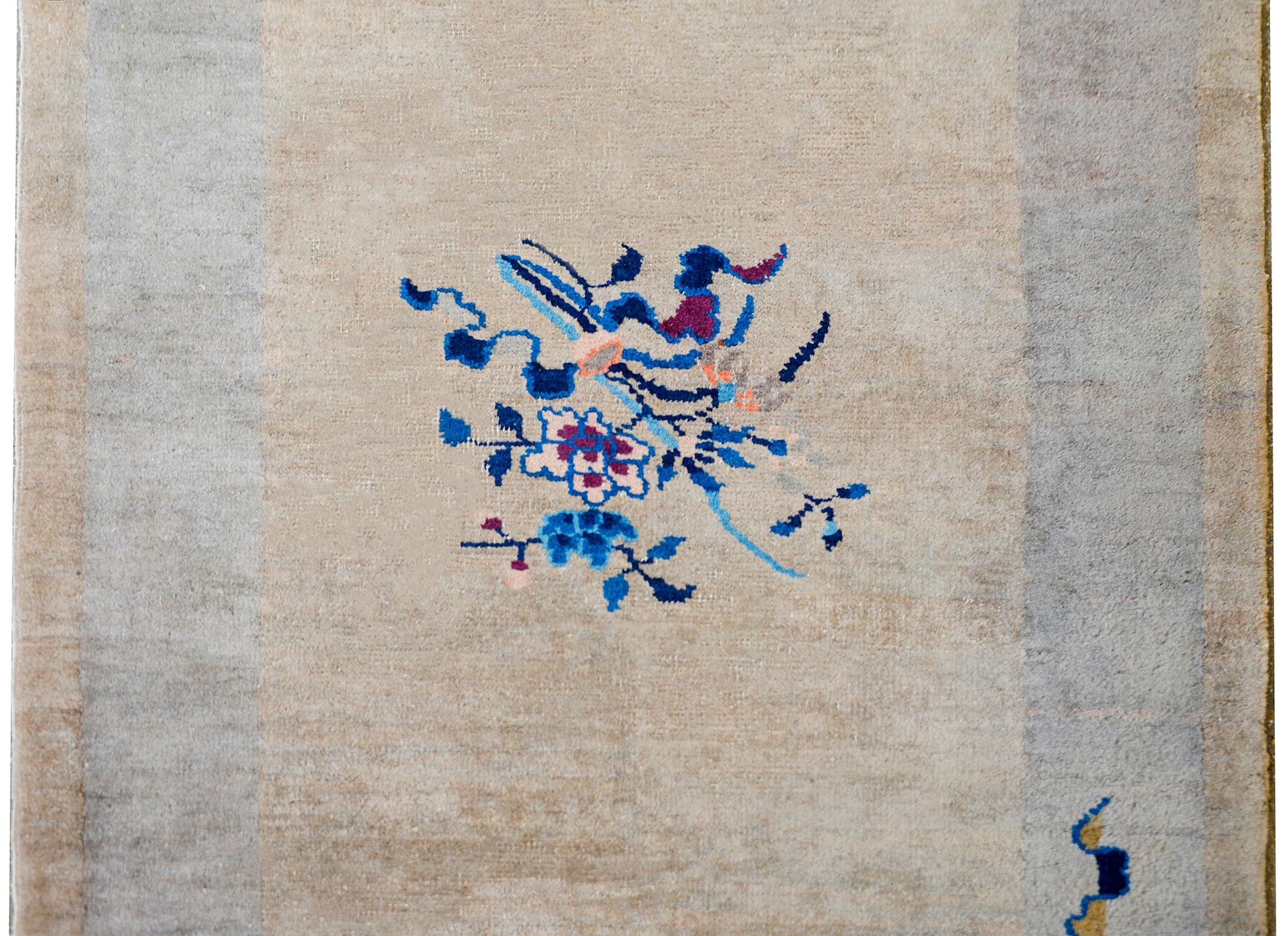 Amazing Early 20th Century Antique Chinese Art Deco Runner For Sale