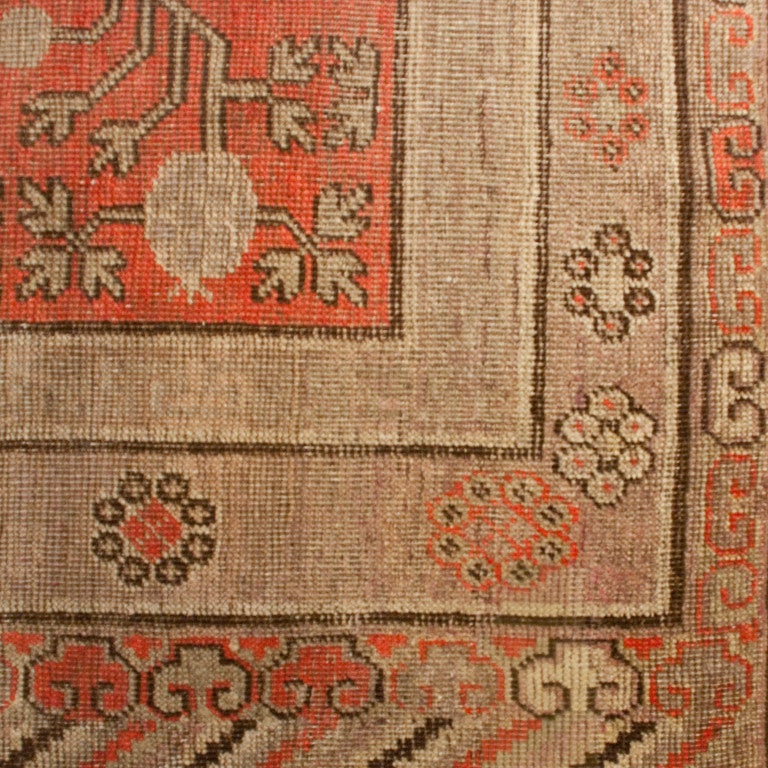 Early 20th Century Central Asian Samarghand Carpet For Sale