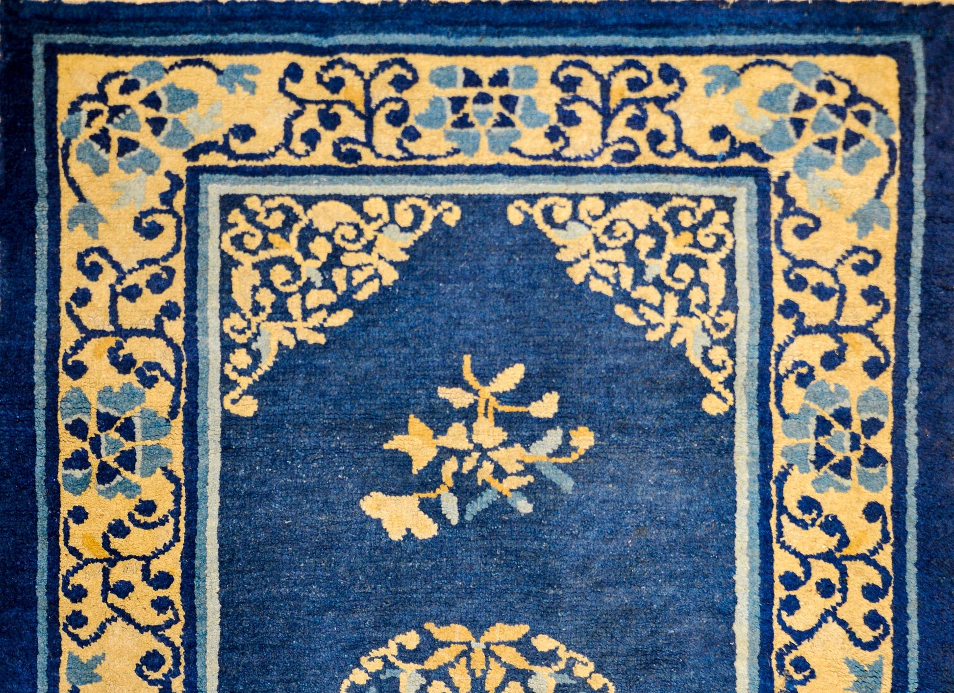 19th Century Chinese Peking Rug For Sale