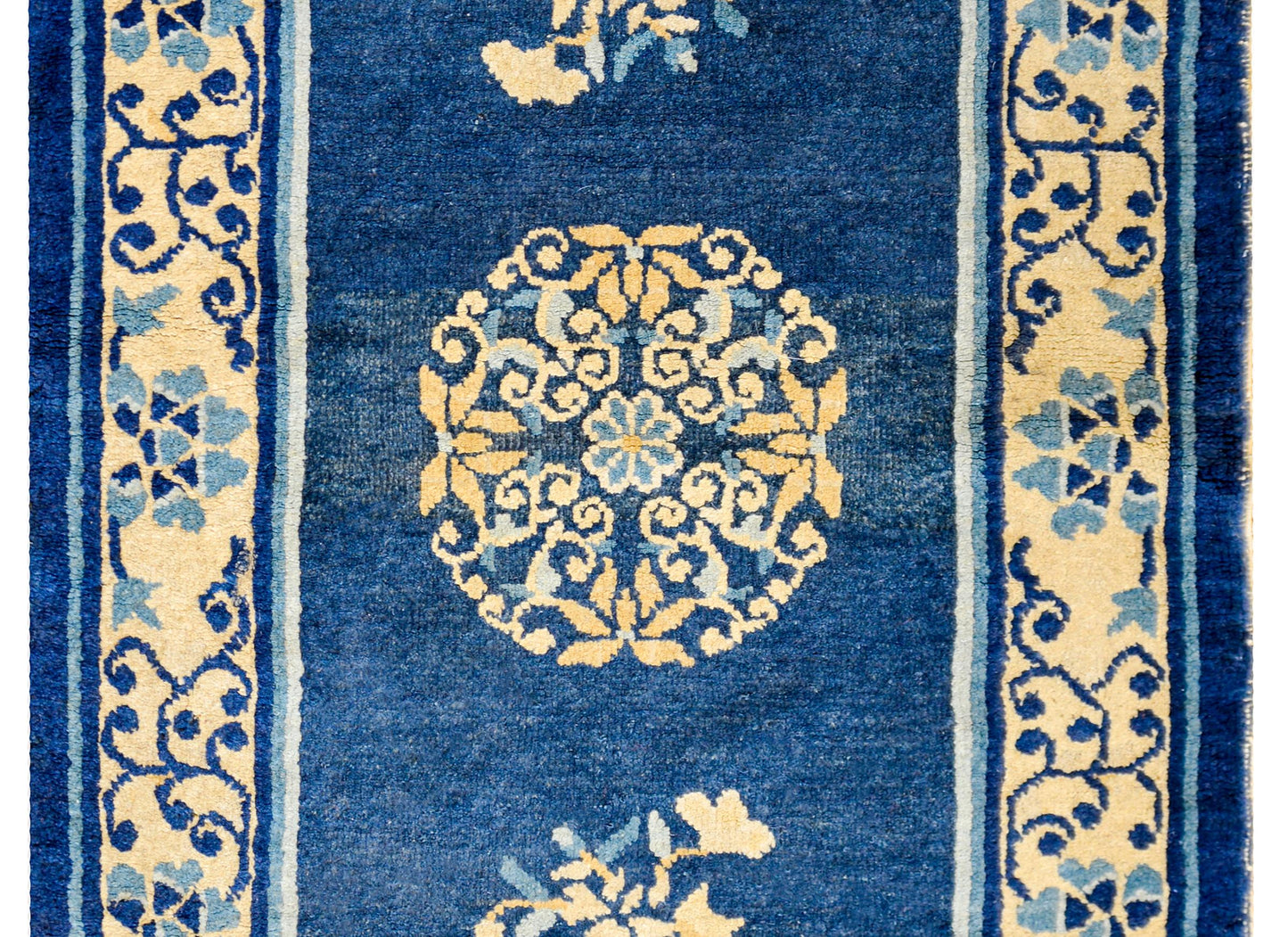 19th Century Chinese Peking Rug For Sale