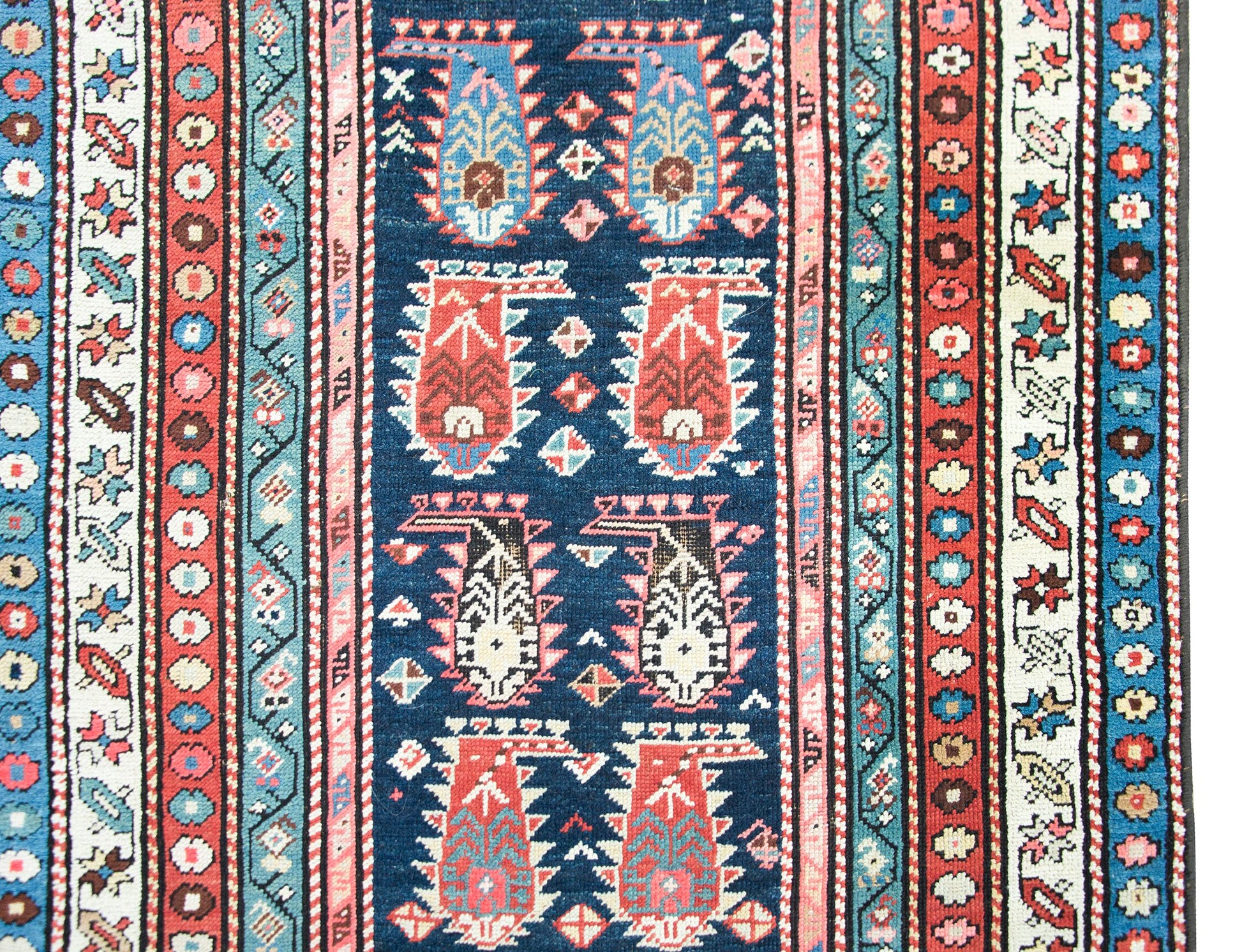 Early 20th Century Persian Ganjeh Rug For Sale