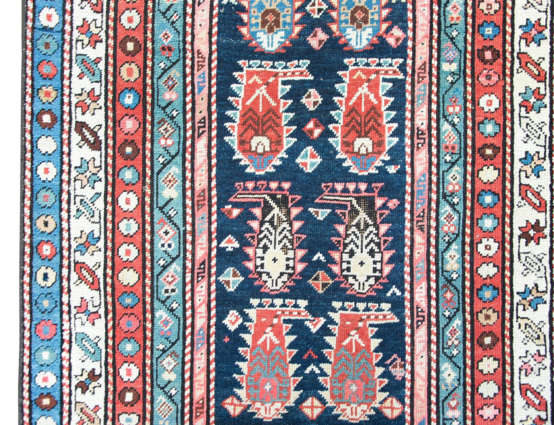 Early 20th Century Persian Ganjeh Rug For Sale