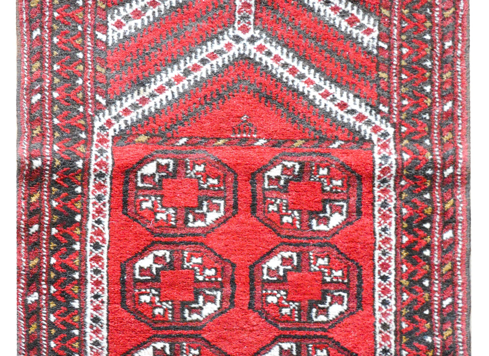 Vintage Afghani Prayer Rug For Sale