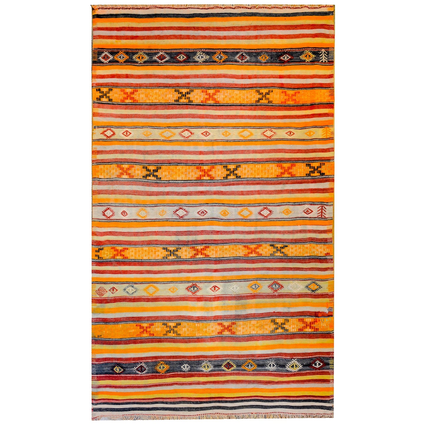 Beautiful Mid-20th Century Turkish Kilim Rug For Sale