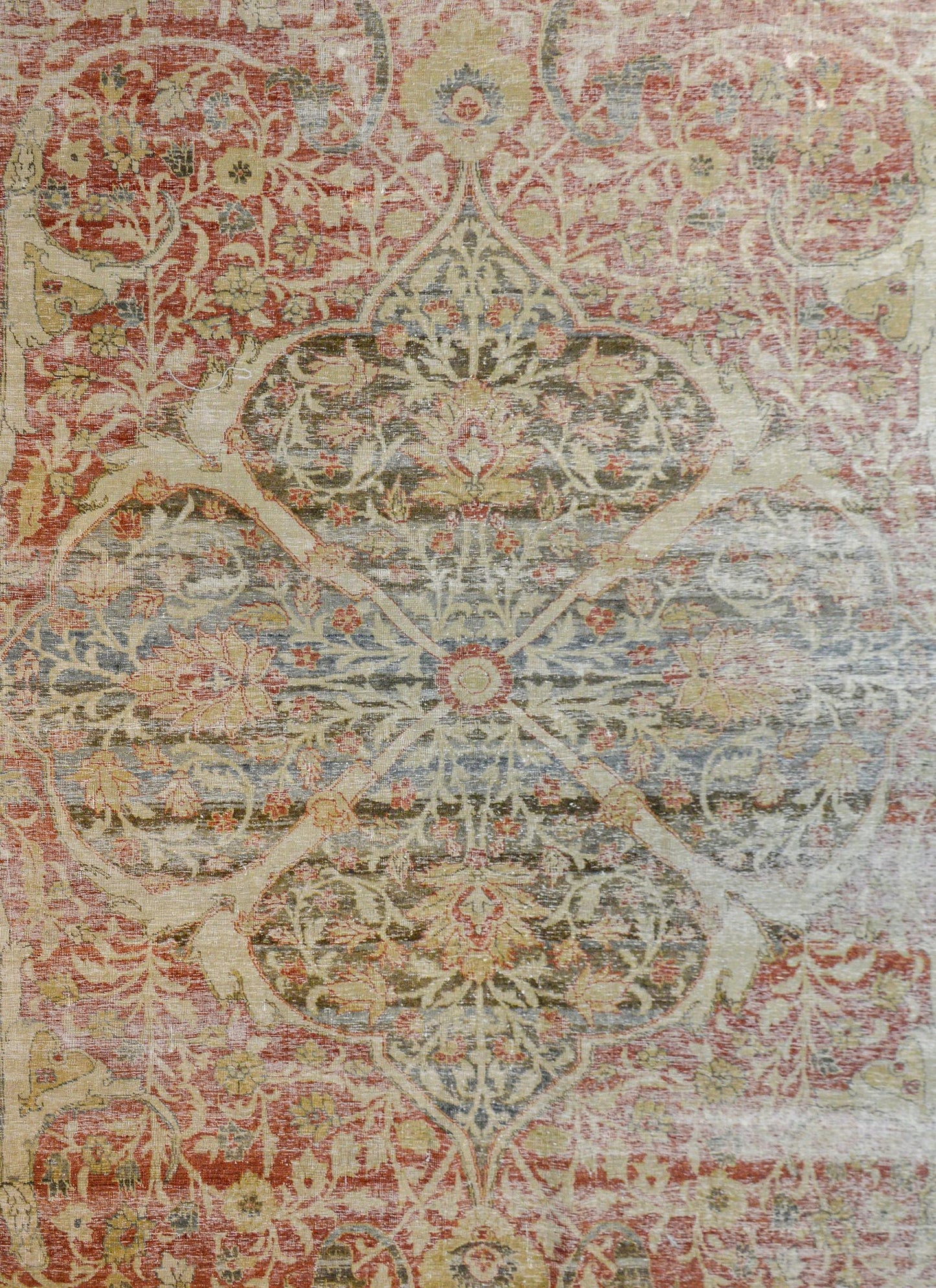 Beautiful Early 20th Century Hadji Jalili Tabriz Rug For Sale