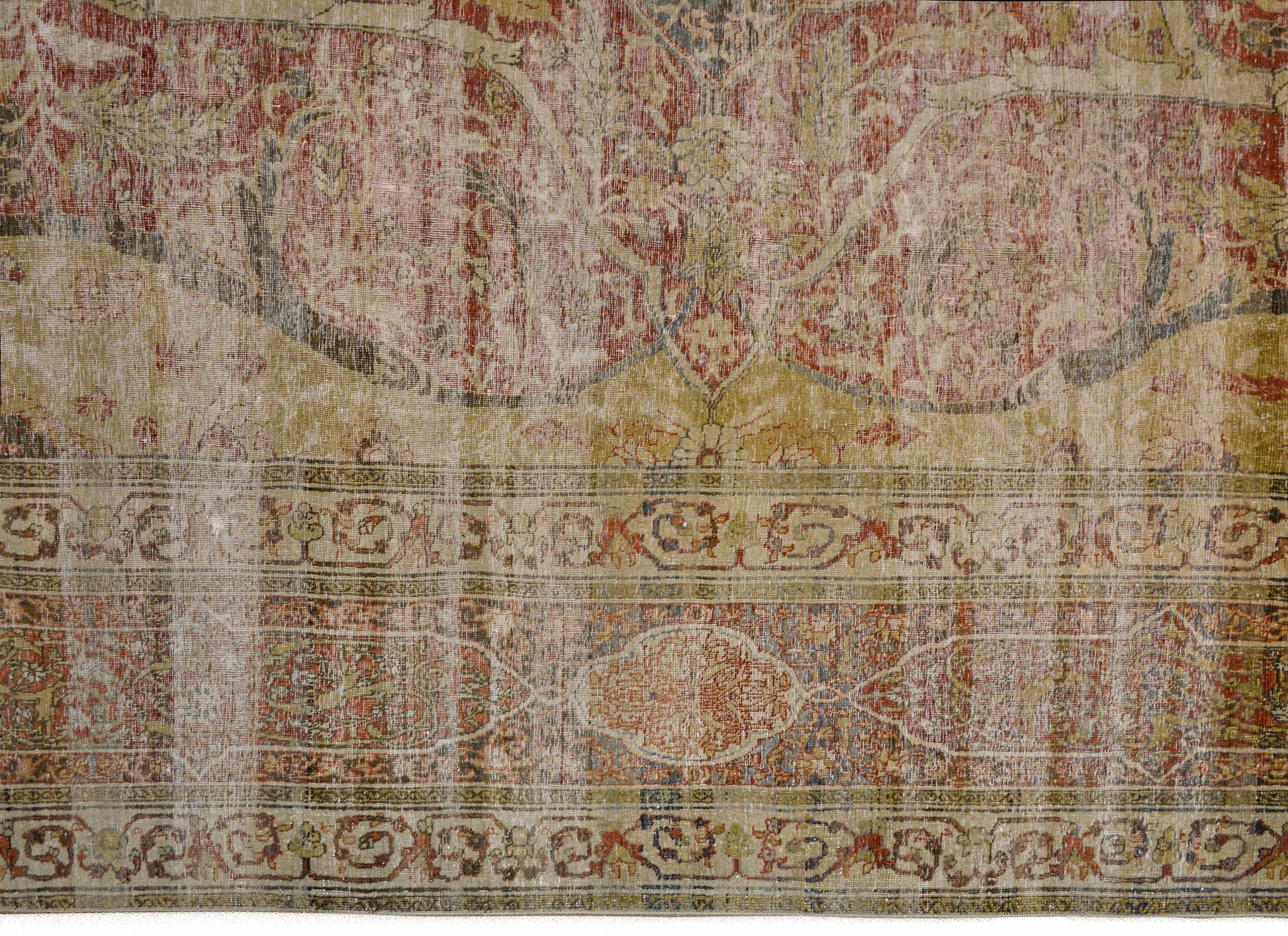 Beautiful Early 20th Century Hadji Jalili Tabriz Rug For Sale