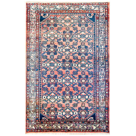 Wonderful Early 20th Century Herati Rug For Sale
