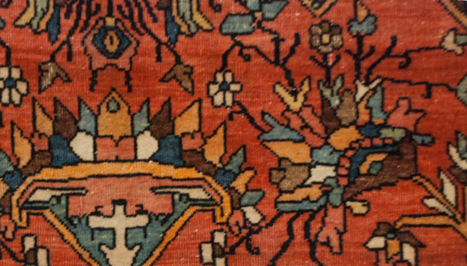 Exceptional 19th Century Sarouk Farahan Rug For Sale