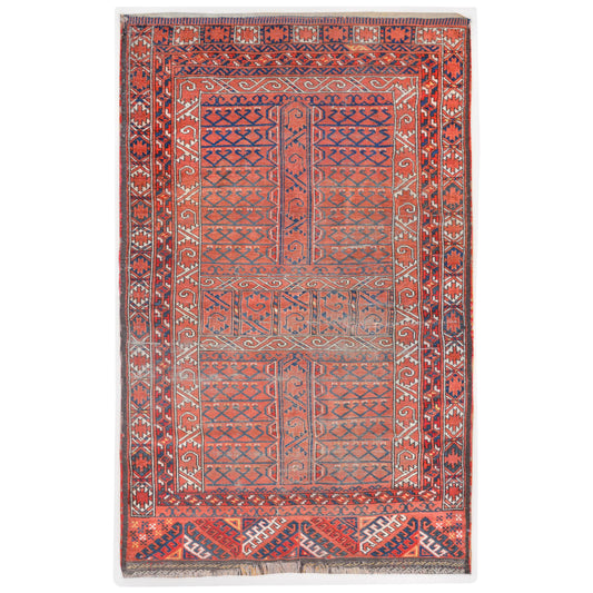 Beautiful Early 20th Century Ersari Turkman rug For Sale