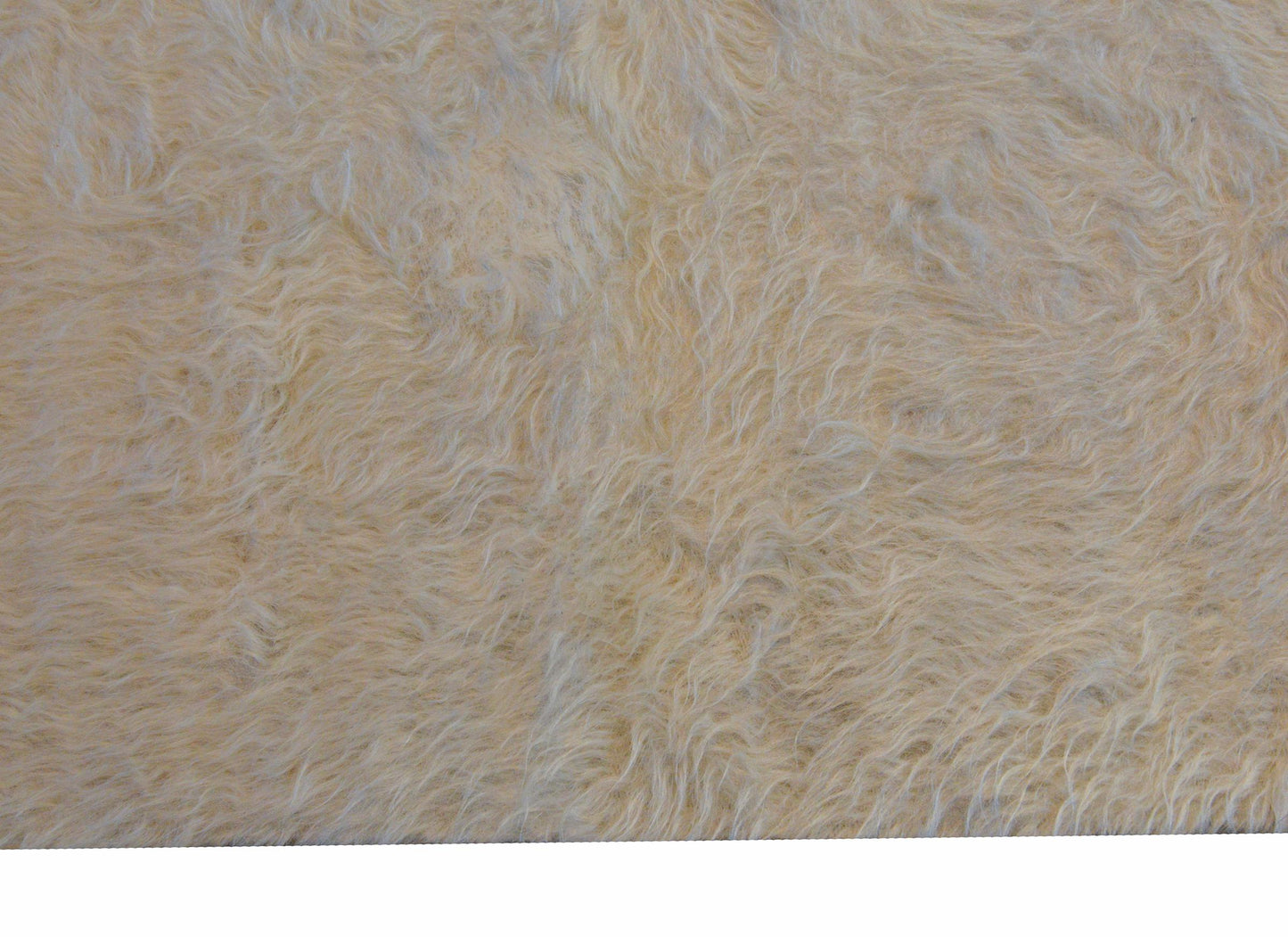 Vintage Turkish Siirt Goat Hair Blanket Rug For Sale