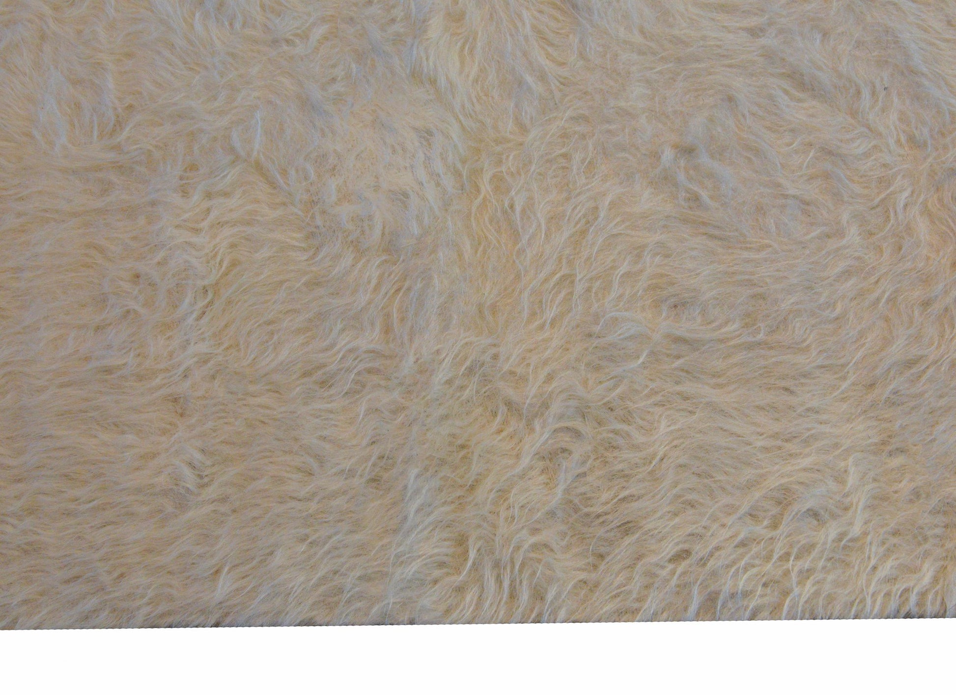 Vintage Turkish Siirt Goat Hair Blanket Rug For Sale