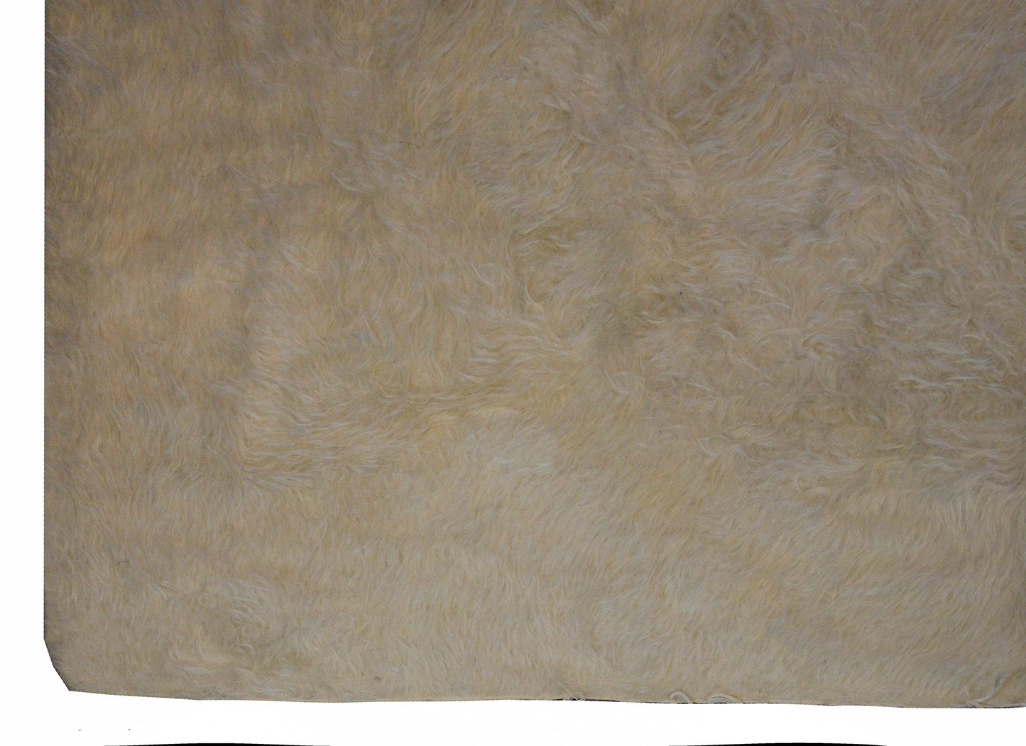 Vintage Turkish Siirt Goat Hair Blanket Rug For Sale
