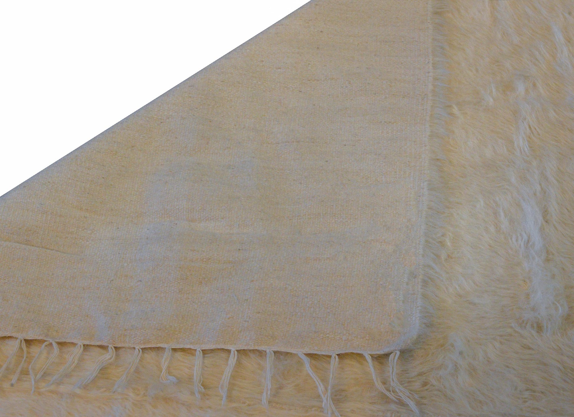 Vintage Turkish Siirt Goat Hair Blanket Rug For Sale
