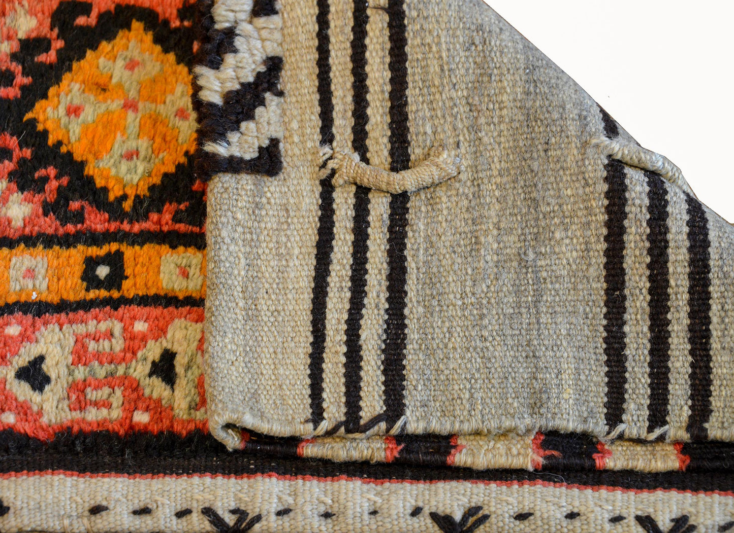 Pair of Early 20th Century Gabbeh Grain Bag Rugs For Sale