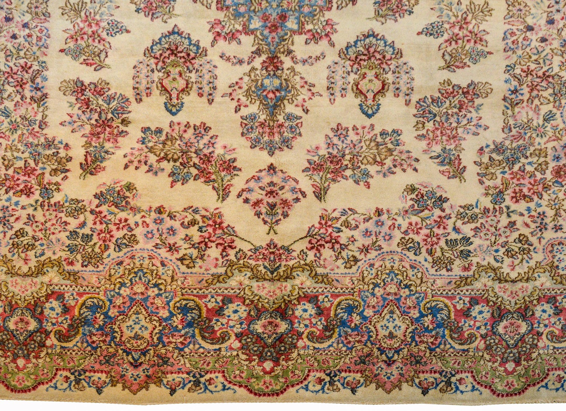 Beautiful Early 20th Century Persian Kirman Rug For Sale