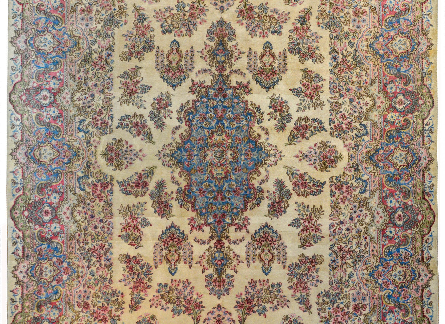 Beautiful Early 20th Century Persian Kirman Rug For Sale